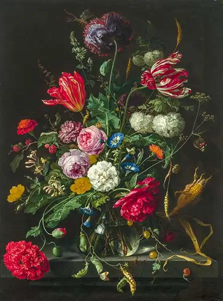 Heem, Jan Davidsz. de: Flower painting