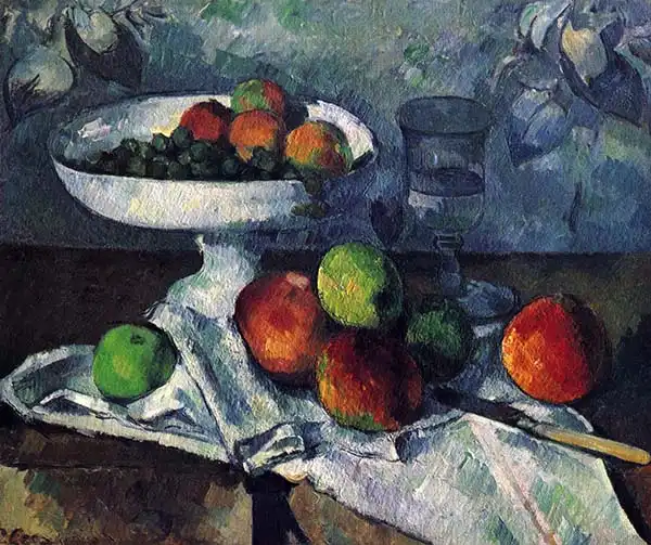Cézanne, Paul: Still Life with Fruit Dish, 1879-80
