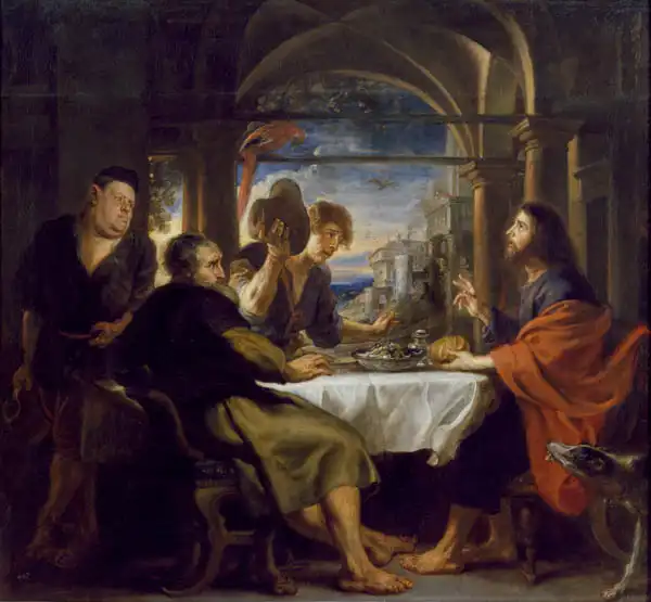 Rubens, Peter Paul: Abendessen bei Emmaus