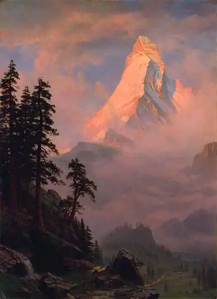 Bierstadt, Albert: Sunrise on the Matterhorn, after 1875