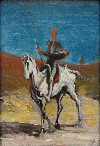 Daumier, Honore: Don Quixote, c.1865-1870