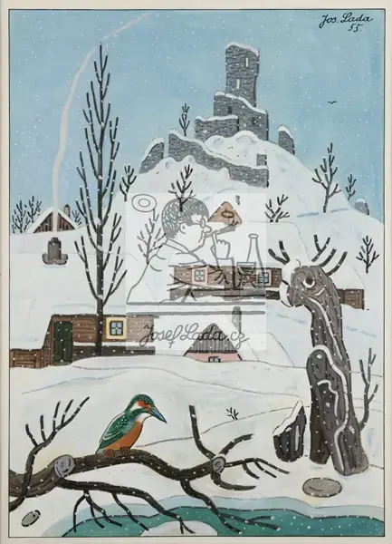 Lada, Josef: Ledňáček 1955