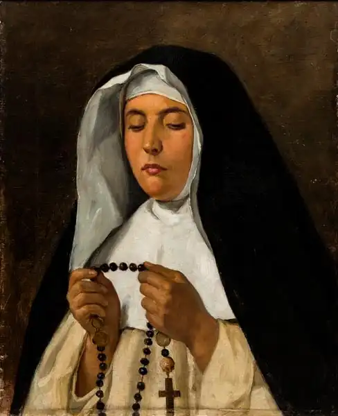 Becker, Adolf von: Italian Nun