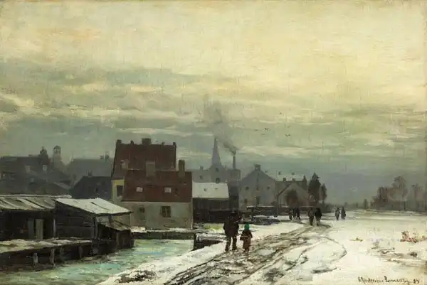 Andersen-Lundby, Anders: Winterlandschaft