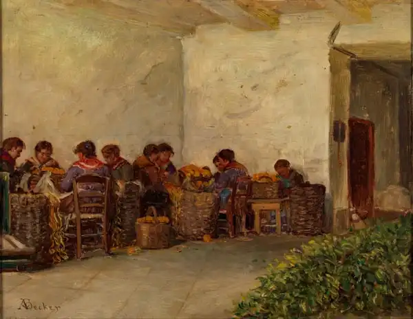 Becker, Adolf von: The rural women