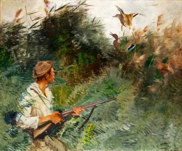 Liljefors, Bruno: Hunting wild ducks