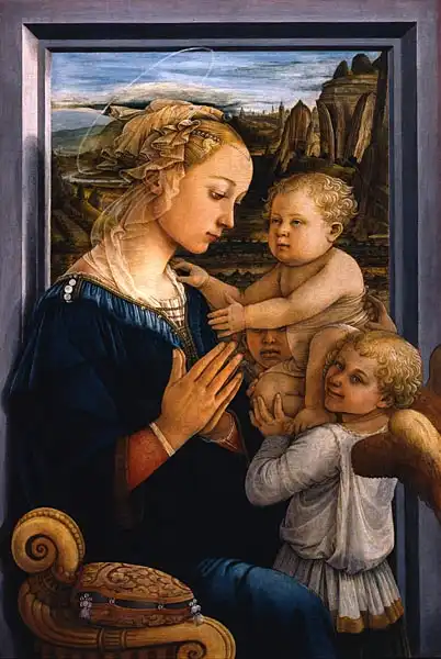 Lippi, Fra Filippo: Madonna with child and two angels