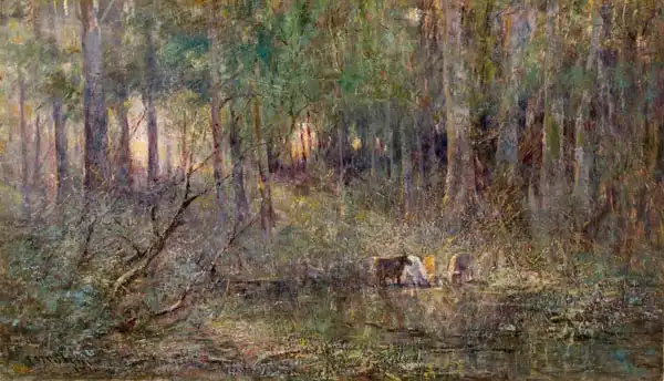 McCubbin, Frederick: Violet and gold