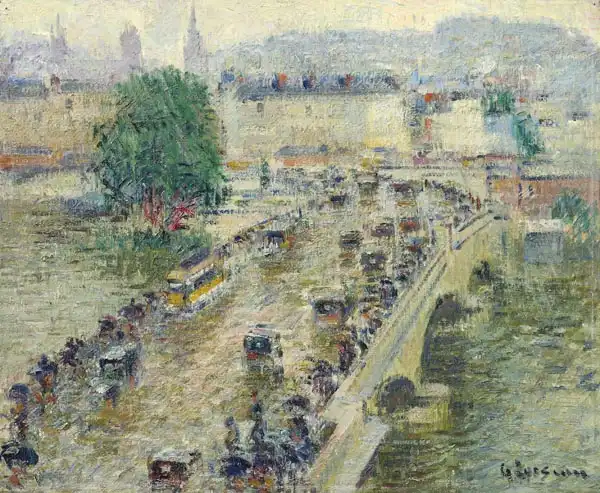 Loiseau, Gustave: Le Pont Corneille in Rouen 