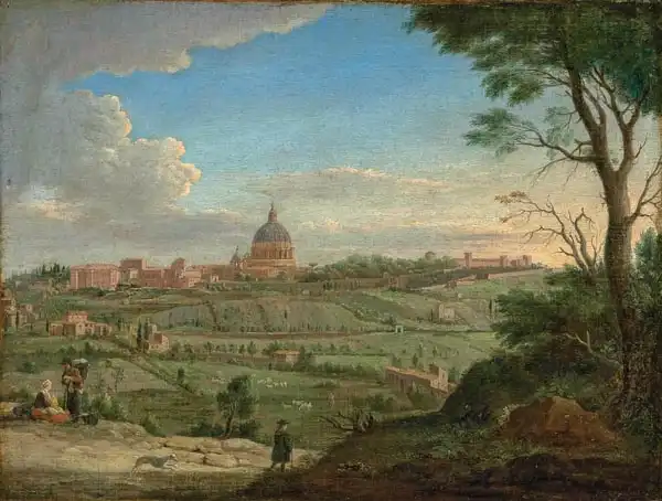 Lint, Hendrik van: Saint Peters and the Vatican Rome from the Nort