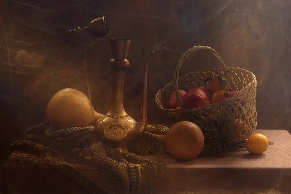 UstinaGreen: The  Pumpkins and Fruit Basket