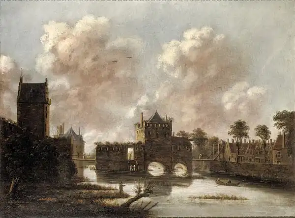 Meerhout, Jan: View of the Wittevrouwenpoort, Utrecht
