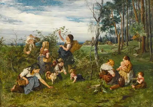 Adam, Julius: In raspberries