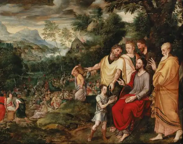 Lombard, Lambert: The Feeding of the Multitude