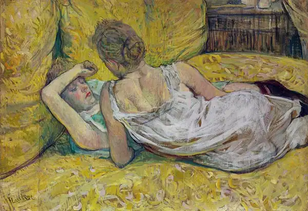 Toulouse-Lautrec, H.: The two girlfriend