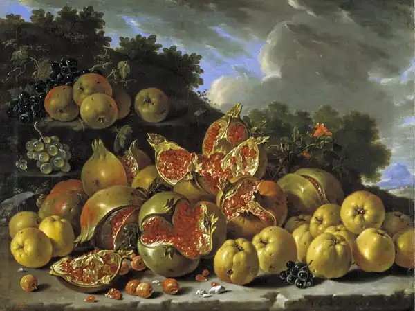 Meléndez, Luis: Still life with apples