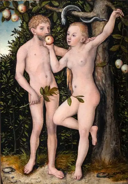 Cranach, Lucas: Adam and Eva