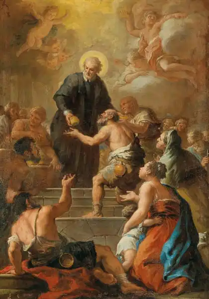 Matteis, Paolo di: Charity of Saint Vincent de Paul