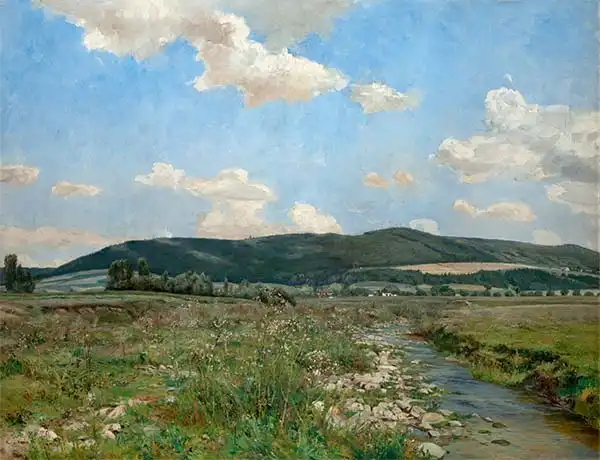 Kavan, Frantisek: Zelezne hory from Zlaty potok in Tremosnice