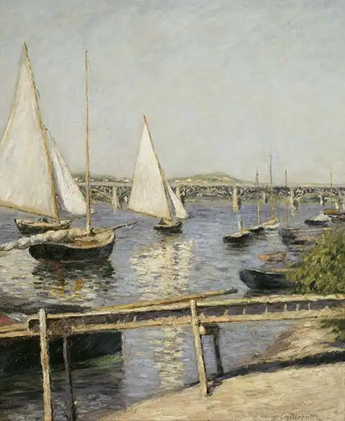 Caillebotte, Gustave: Sailing boats at Argenteuil