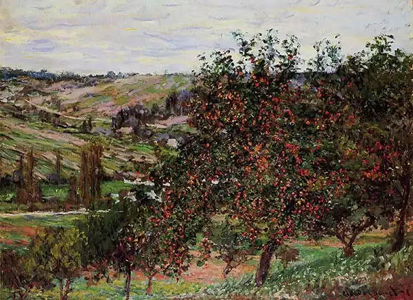 Monet, Claude: Apple Trees near Vetheuil