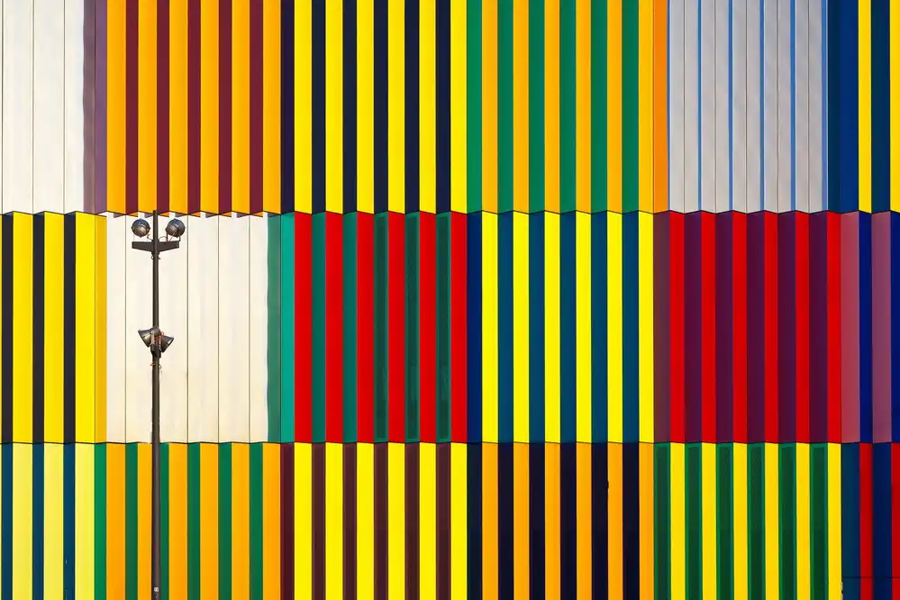 Rank, Peter Hans: light and coloured verticals