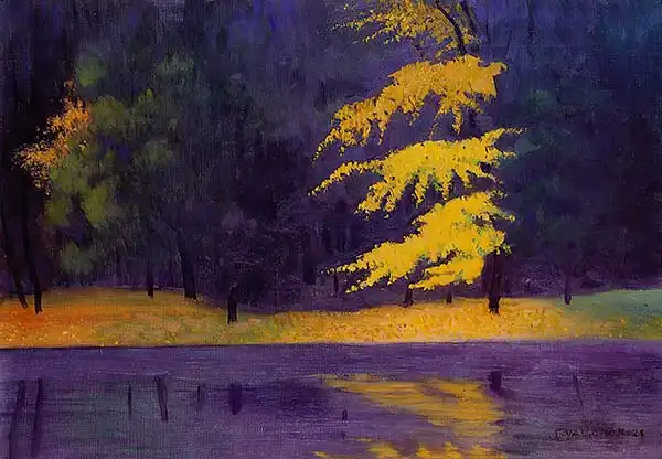 Vallotton, Félix: Lake Bois De Boulogne