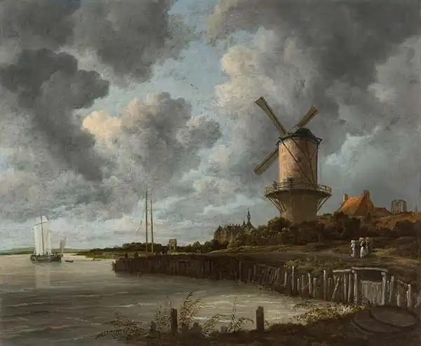 Ruisdael, Jacob: The Windmill at Wijk Duurstede, c.1668-70