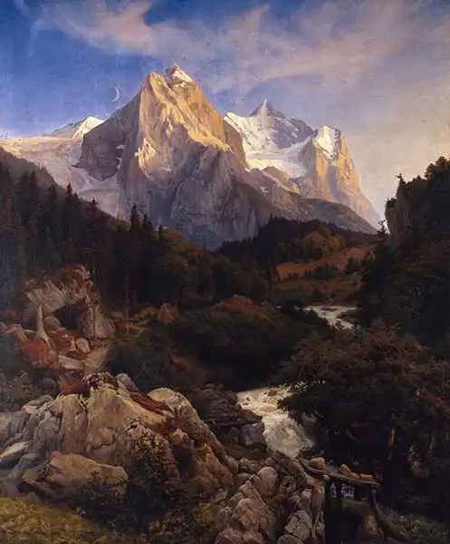 Schirmer, Johann Wilhelm: The Wetterhorn