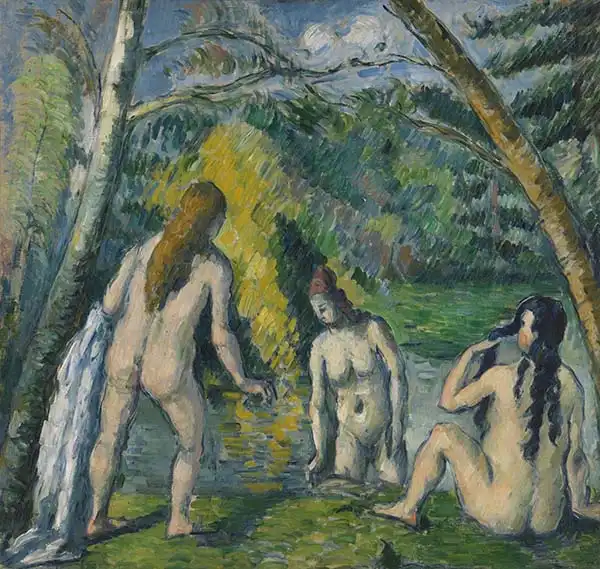 Cézanne, Paul: Three women bathers