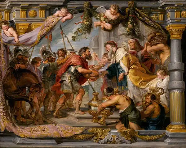 Rubens, Peter Paul: The Meeting of Abraham and Melchizedek