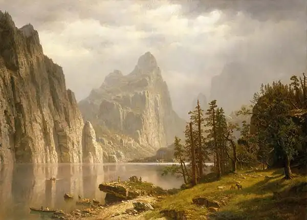 Bierstadt, Albert: Merced River, Yosemite Valley