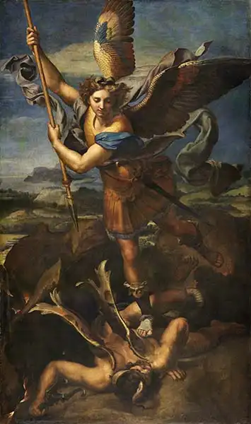 Raphael: St. Michael Overwhelming the Demon