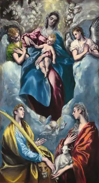 El Greco: Madonna and Child...