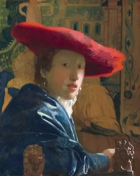 Vermeer, Jan: Girl with a Red Hat