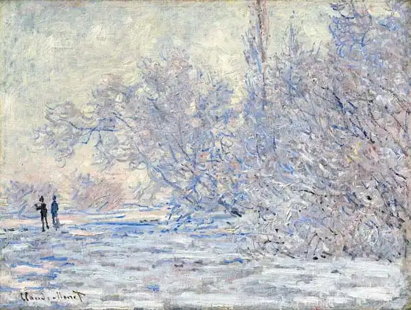 Monet, Claude: Escarcha en Giverny