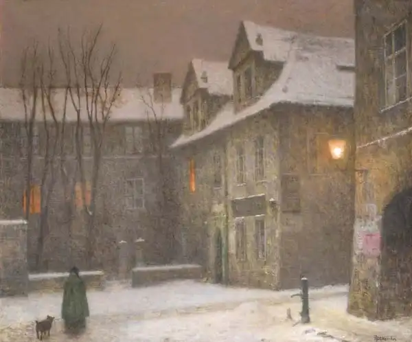 Schikaneder, Jakub: Maltese square in the fog