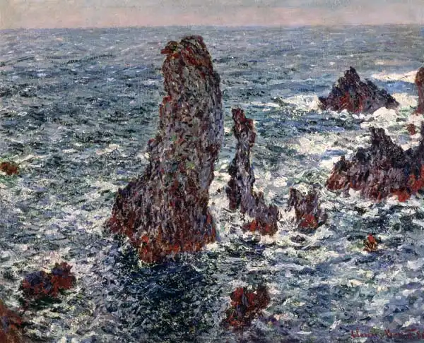 Monet, Claude: The Rocks at Belle-Ile