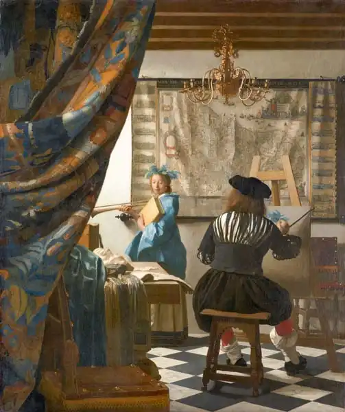 Vermeer, Jan: Art paint