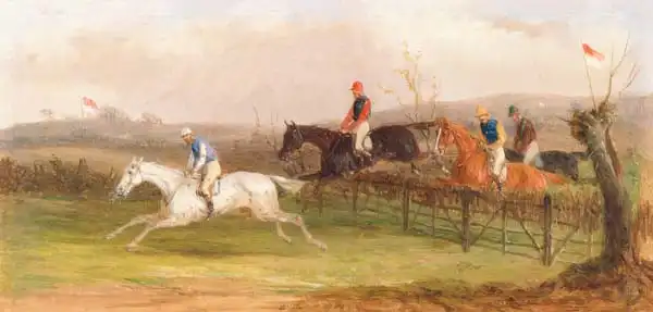 Shayer, William Joseph: Steeplechasing: The Hurdle