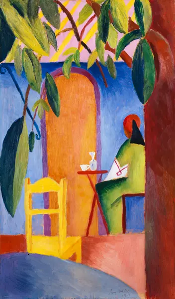 Macke, August: Turkish cafe