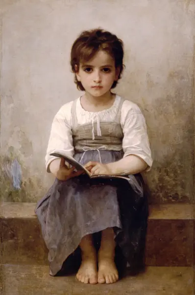 Bouguereau, Adolphe: The difficult lesson