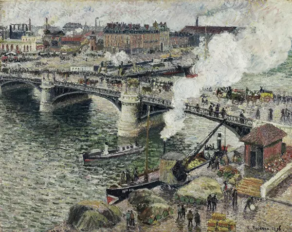 Camille Pissarro Le Pont-Neuf Painting Reproduction