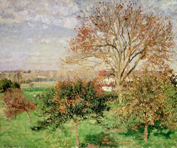 Pissarro, Camille: Autumn morning at Eragny