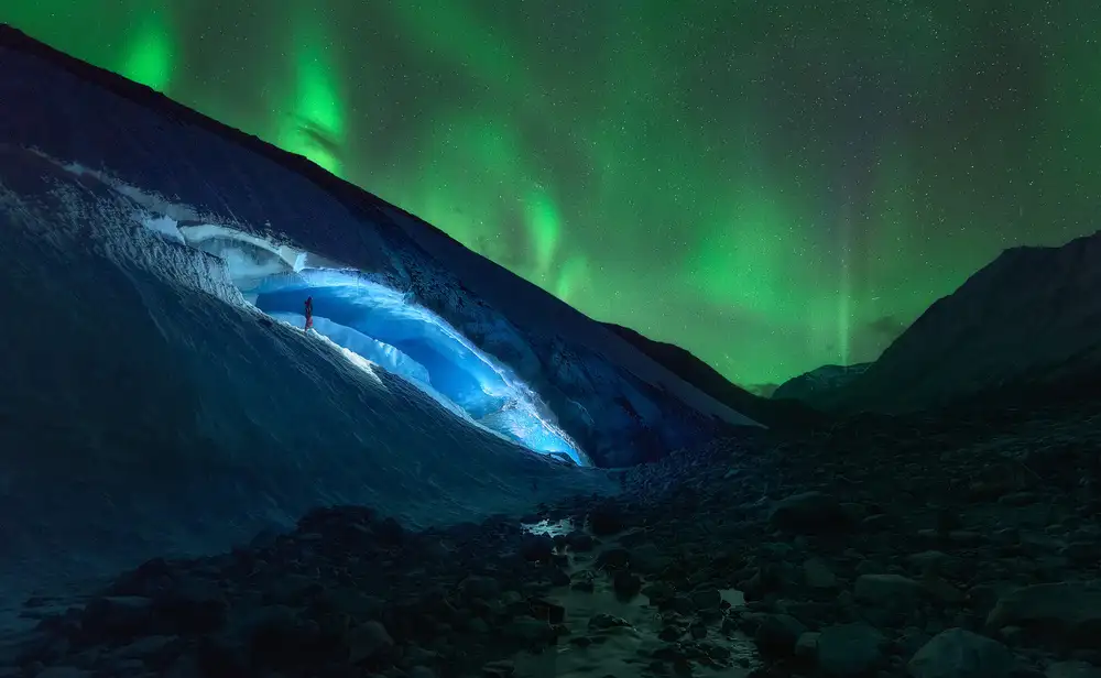 la, De Javier: Athabasca-Eisverbrennung