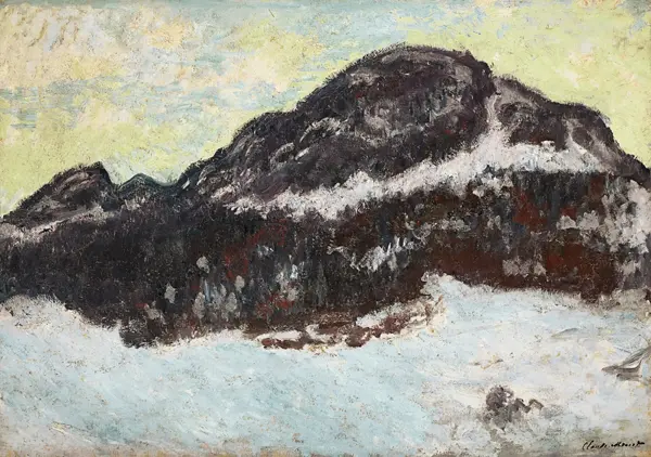 Monet, Claude: Mount Kolsaas at dusk