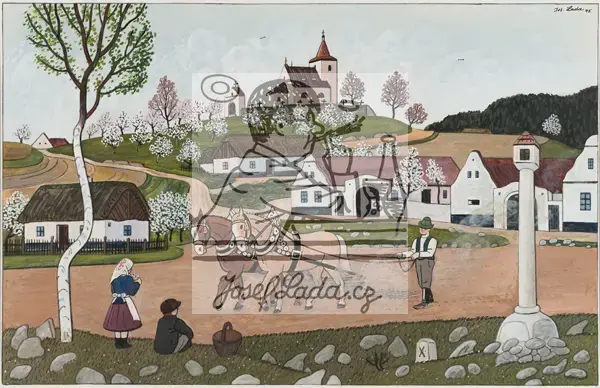 Lada, Josef: Vláčení 1945