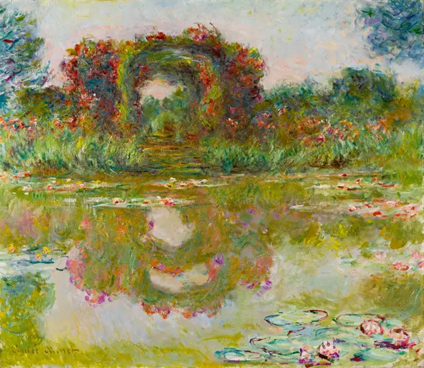 Monet, Claude: Růžové oblouky, Giverny