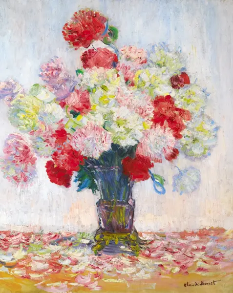 Monet, Claude: Vase of peonies