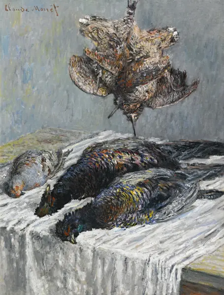 Monet, Claude: Bažanti, sluky a koroptve